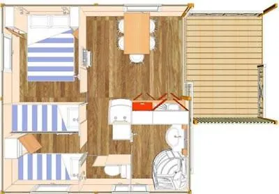 キャンプ場 Casa Dei Prati Village *